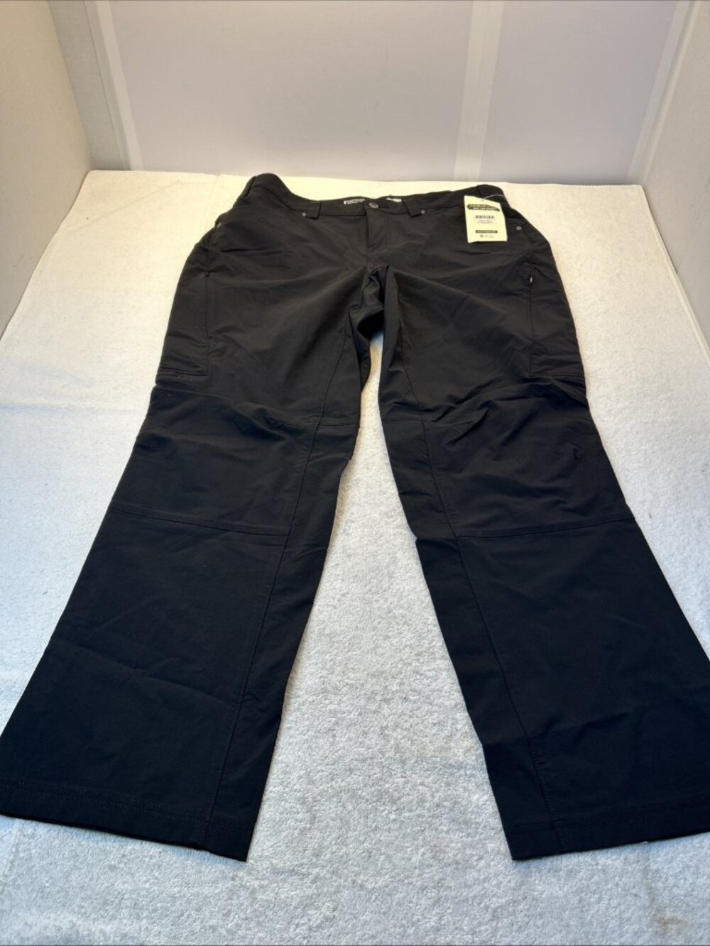 Duluth Trading Pants Women 16 x 31 Navy Flexpedition Bootcut Water Repellent